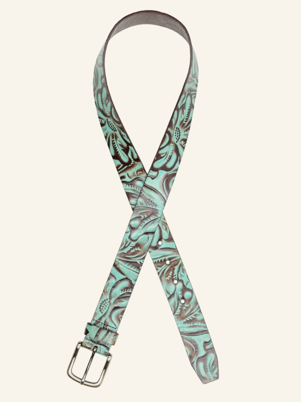 Turquoise Western Leather Belt